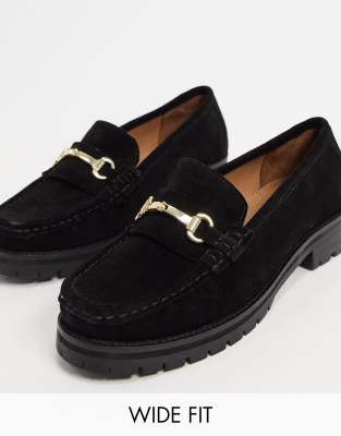 wide fit chunky loafers