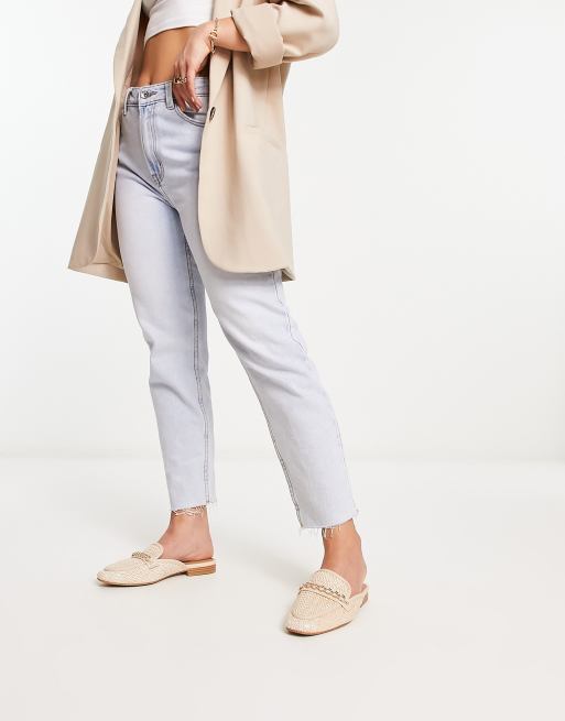 Beige on sale mules flat