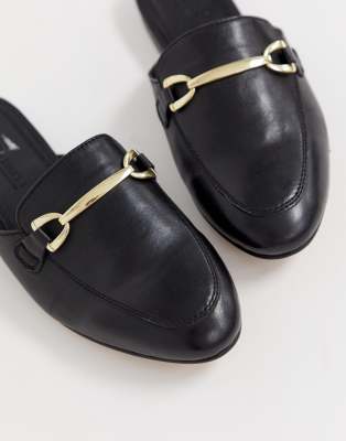 asos leather mules