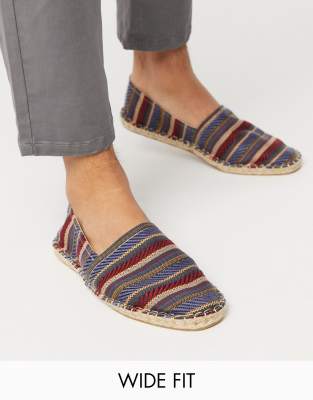 mens wide fit espadrilles