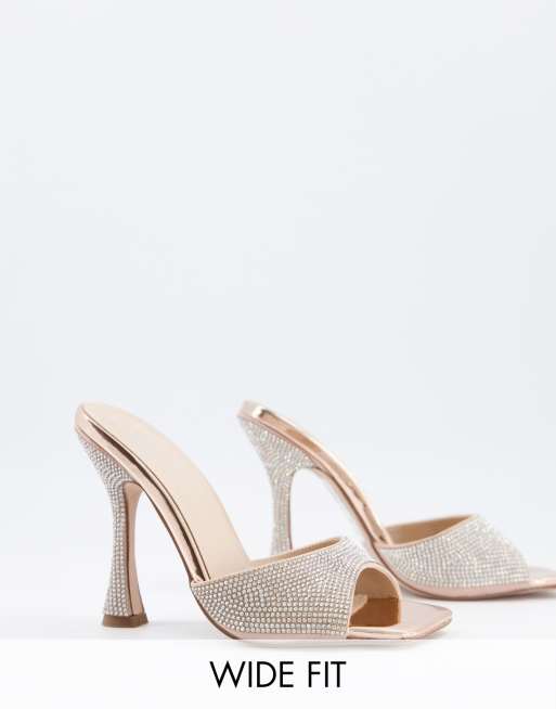 asos wide fit mules