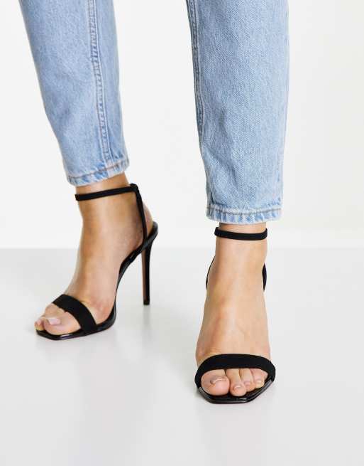 Asos black barely hot sale there heels