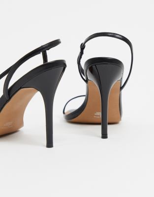 black strappy heels asos