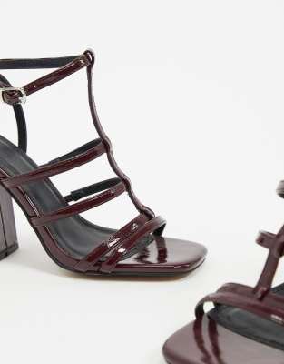 wide fit caged heels