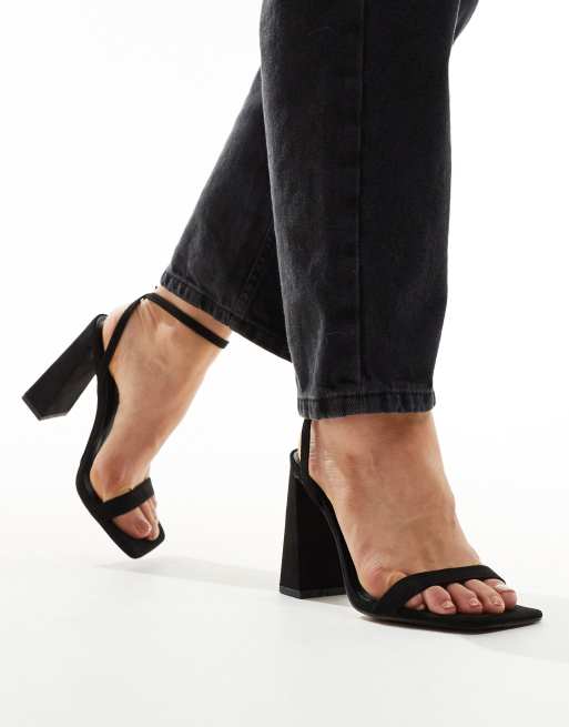 Asos block hot sale heel sandals