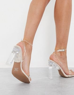 wide fit perspex shoes