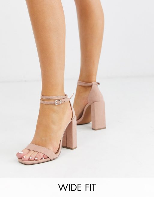 tan barely there sandals