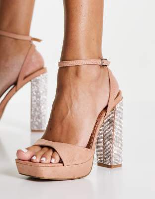 platform shoes beige