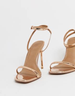 cheap rose gold sandals