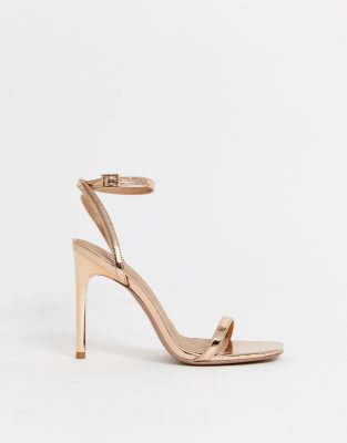 novo rose gold heels