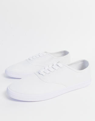asos white plimsolls