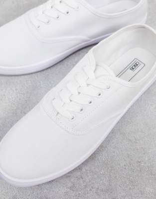 asos white plimsolls