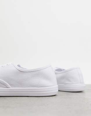 wide fit canvas trainers