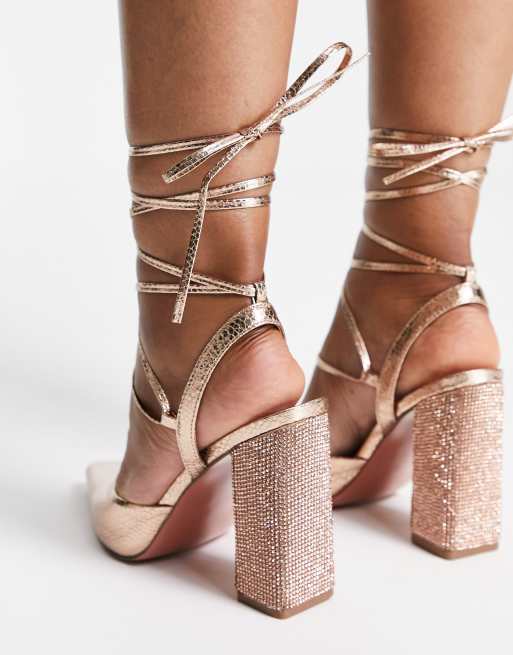 Rose gold best sale shoes asos