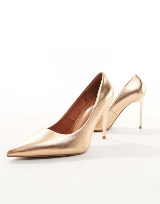 Gold court hotsell shoes asos