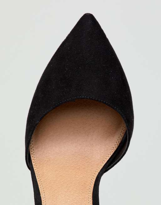 Asos design pebble pointed hotsell high heels