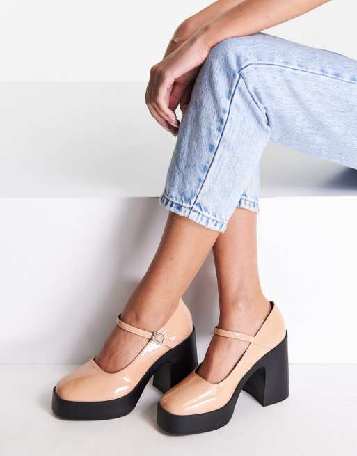 Asos chunky heels on sale