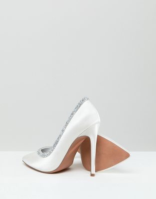 asos bridal heels