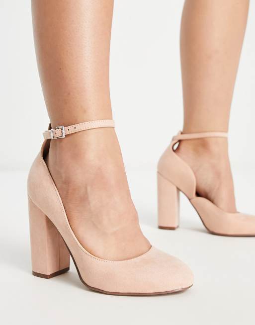 Beige heels cheap wide fit