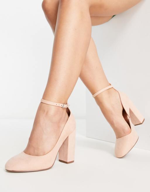 Asos wide hotsell fit block heels