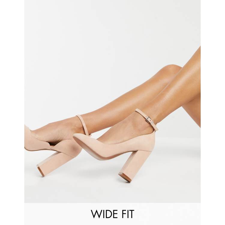 Nude block heels clearance asos