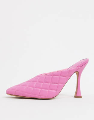 wide fit heeled mules