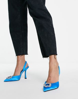 asos blue shoes