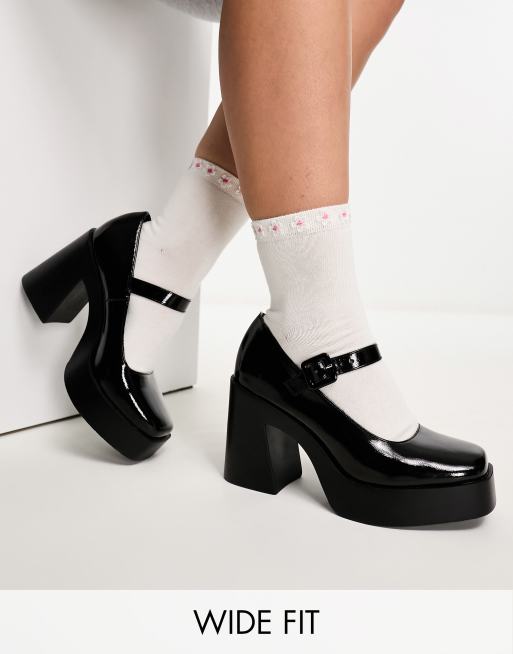 Asos wide fit women's shoes online