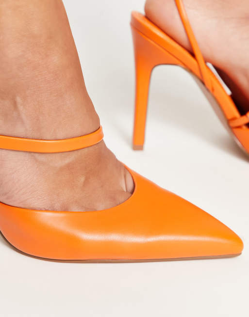 Asos hotsell orange heels