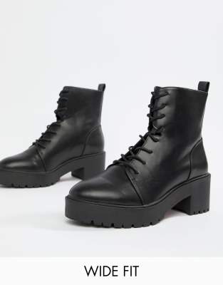 chunky lace up boots asos