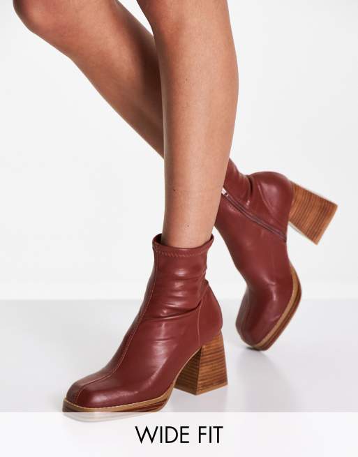 Asos square toe boots hotsell