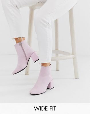 lilac wide fit shoes