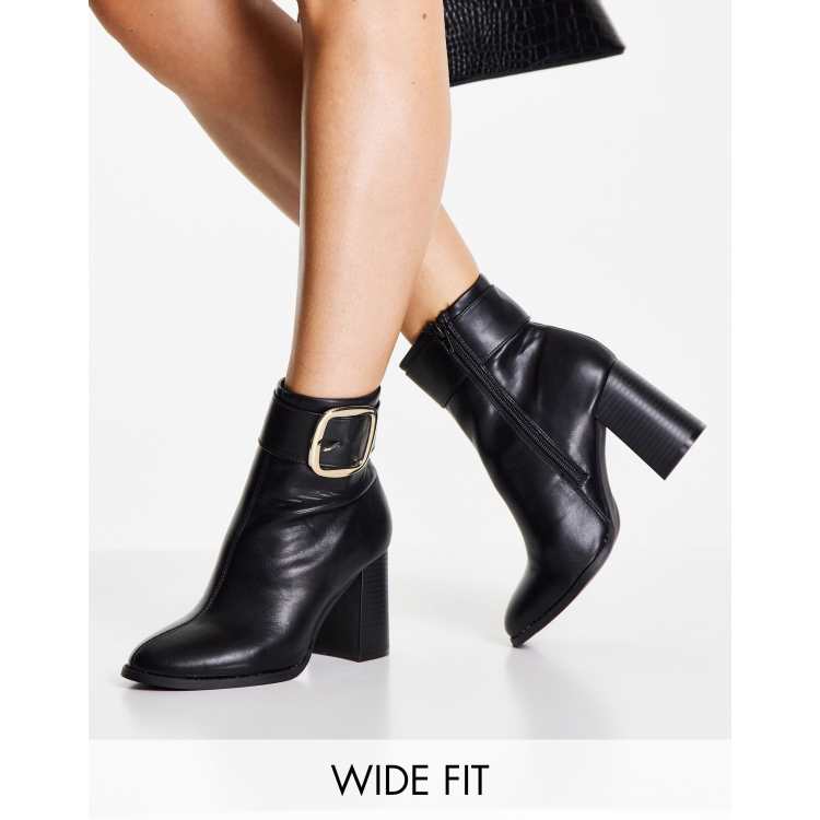 Asos buckle 2025 ankle boots