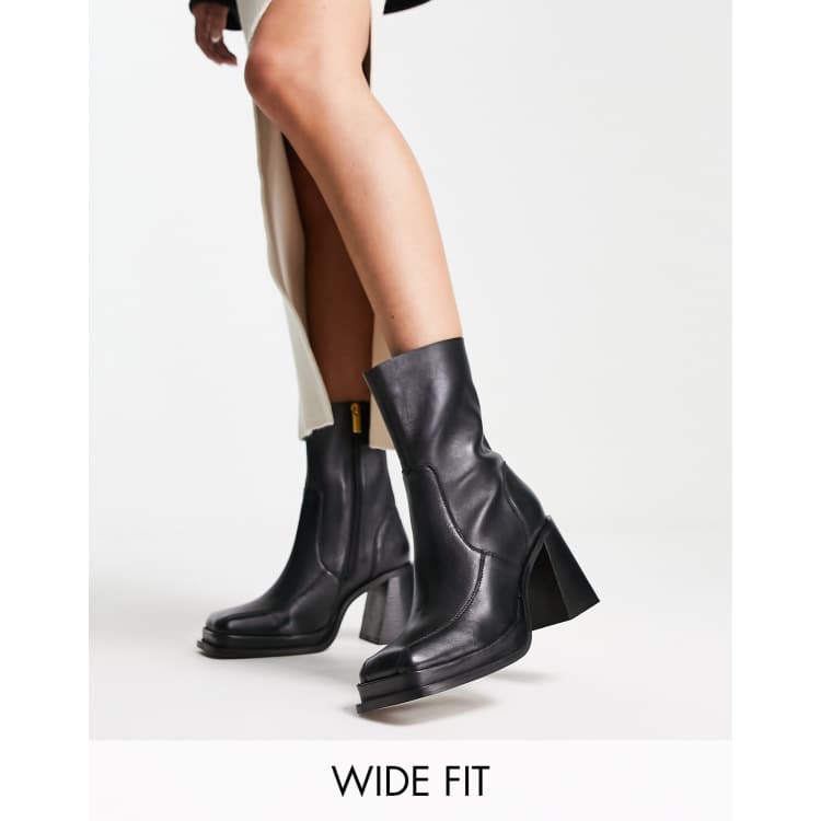 Asos patent leather store boots