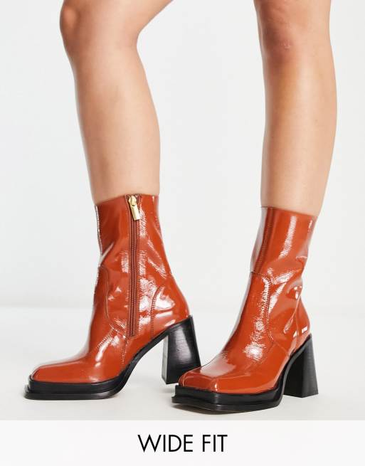 Asos wide fit ankle on sale boots