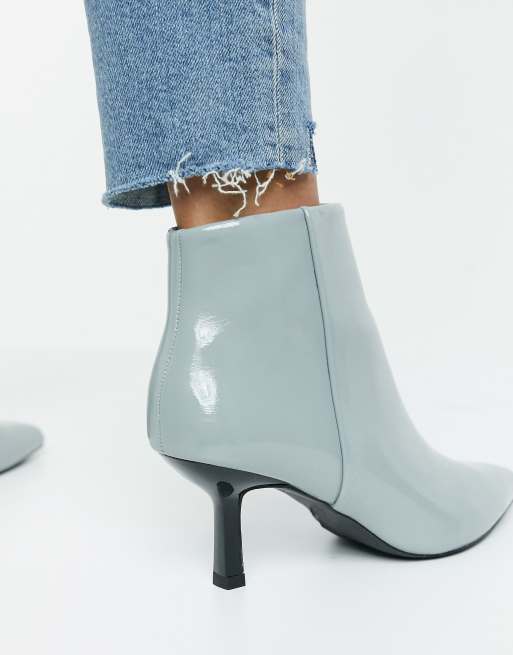 ASOS DESIGN Wide Fit Reunite Bottines bout pointu et talon original Bleu