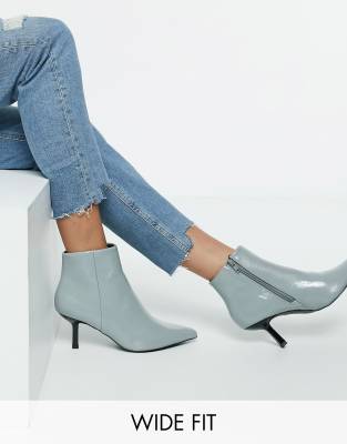 wide fit kitten heel boots