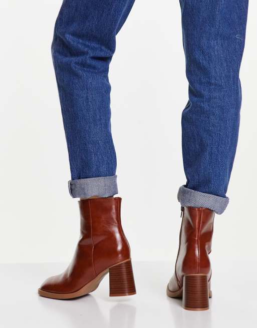 Asos design revival chunky chelsea clearance boots