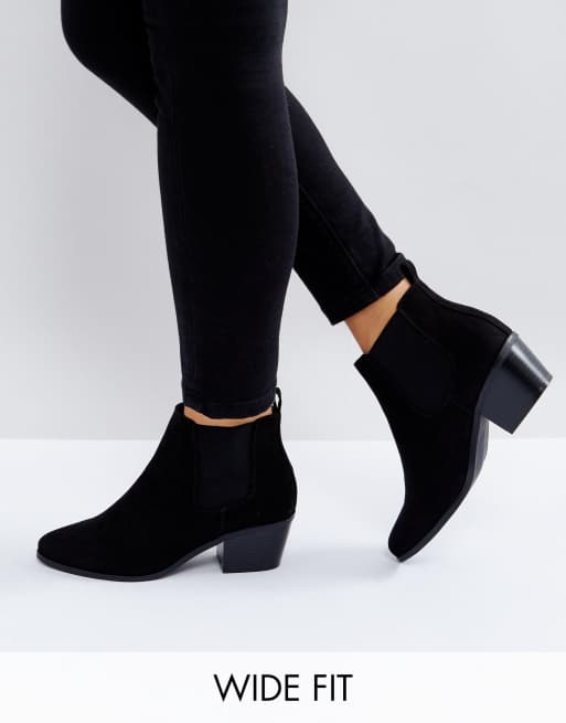 ASOS DESIGN Wide Fit Revive chelsea ankle boots | ASOS