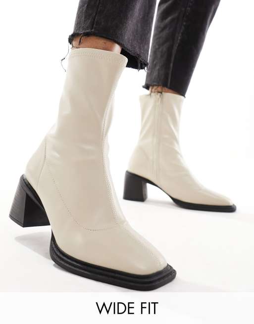 White ankle hotsell boots asos