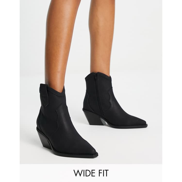 Asos wide cheap fit ankle boots