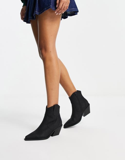 Wide leg store ankle boots