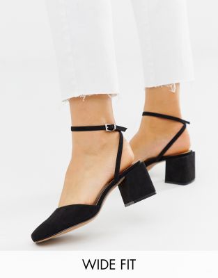 wide fit square toe shoes