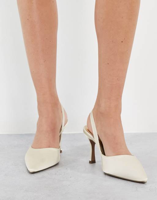 Wide fit ivory online heels