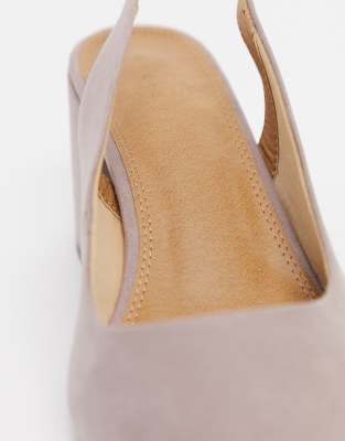 taupe slingback shoes
