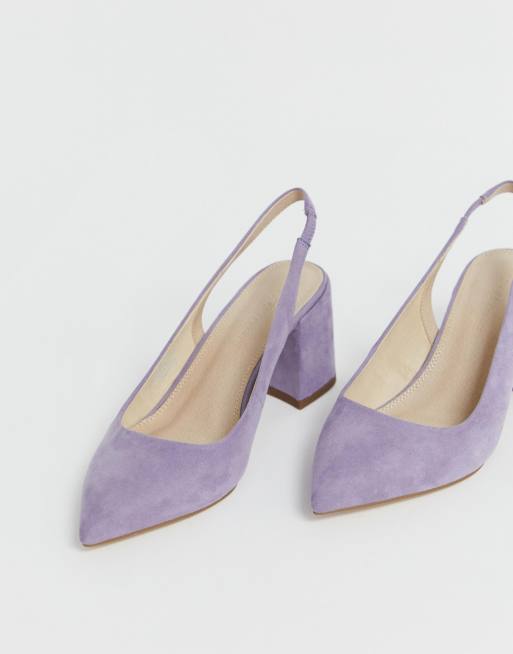 Lilac sales slingback shoes