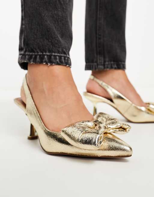 Asos gold shoes outlet heels