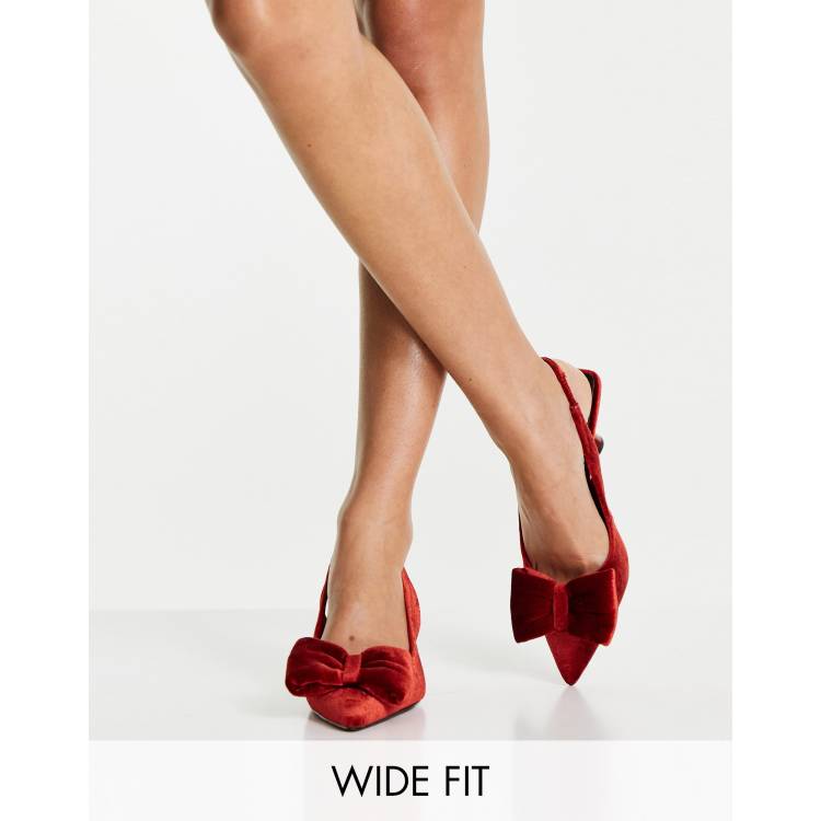 Asos hot sale red shoes