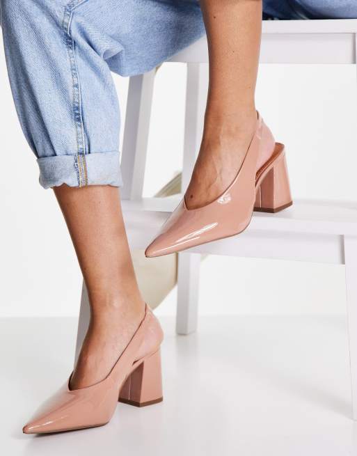 Asos nude store heel