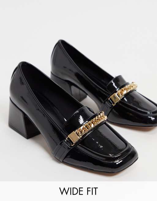 asos patent loafers